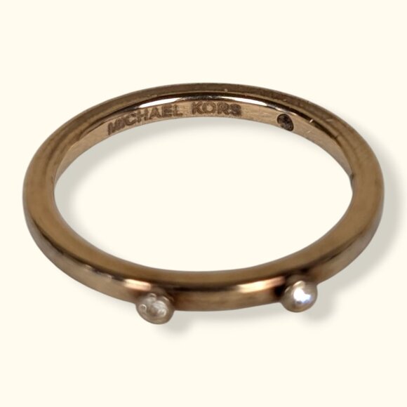 Michael Kors 2-Stone Stackable Band Ring - Picture 4 of 7